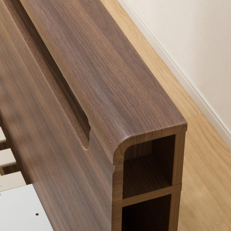 ニトリ（NITORI） セミダブルすのこベッドフレーム(EB-003 引出し収納