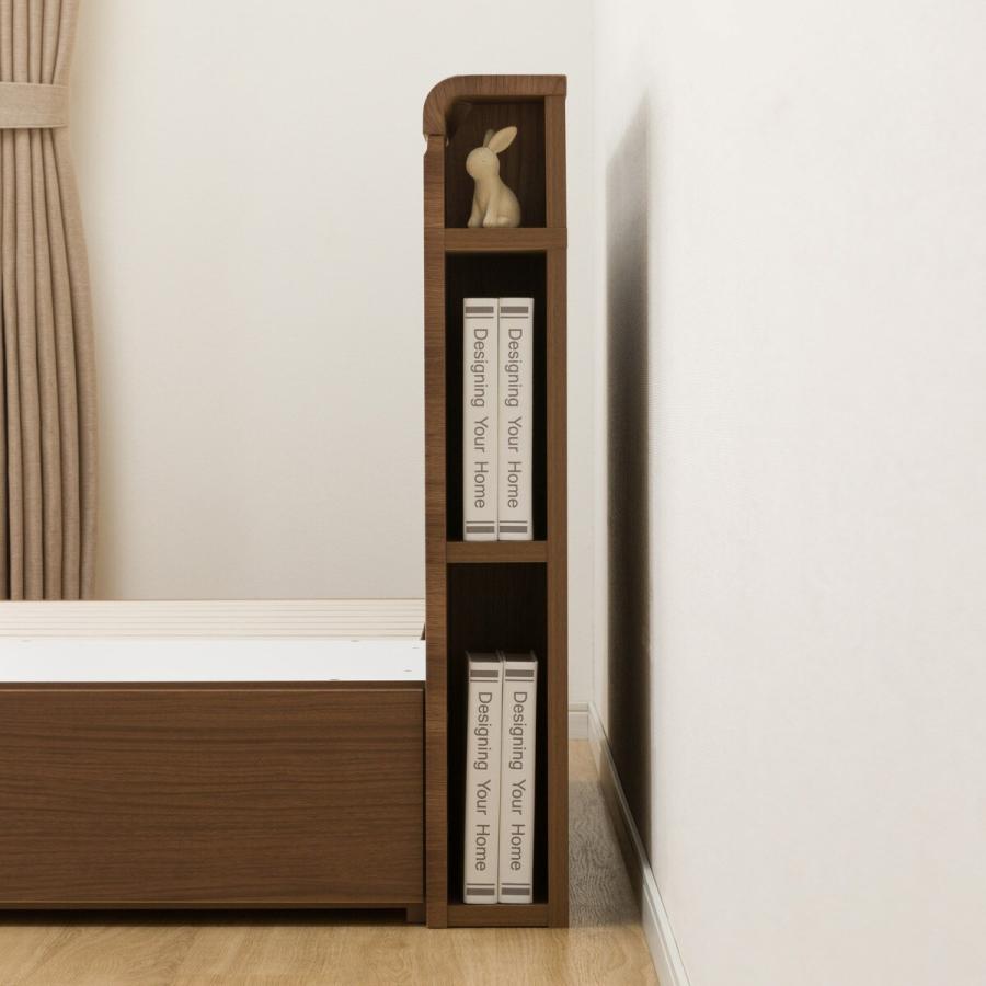 ニトリ（NITORI） セミダブルすのこベッドフレーム(EB-003 引出し収納