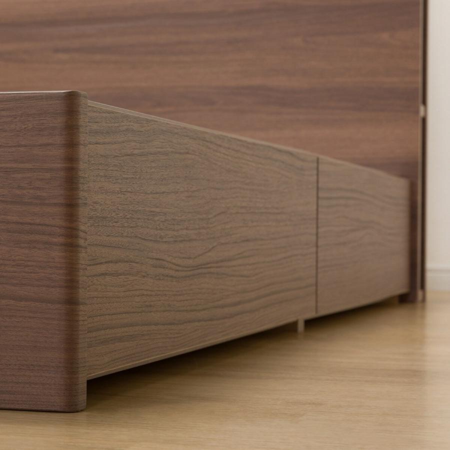 ニトリ（NITORI） セミダブルすのこベッドフレーム(EB-003 引出し収納