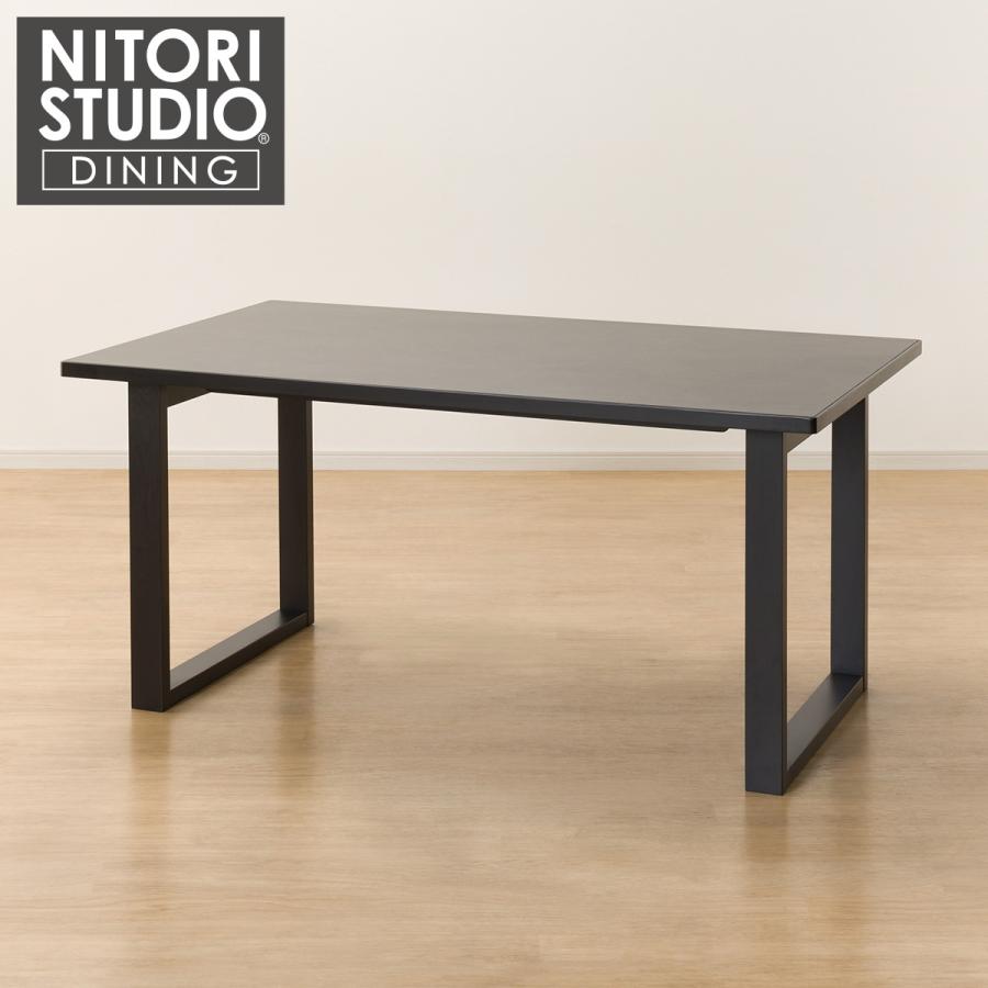 ニトリ セラミックトップテーブル(Nコレクション T-11U150 BK/GY ニトリ セラミックトップテーブル(Nコレクション T-11U150 BK/GY