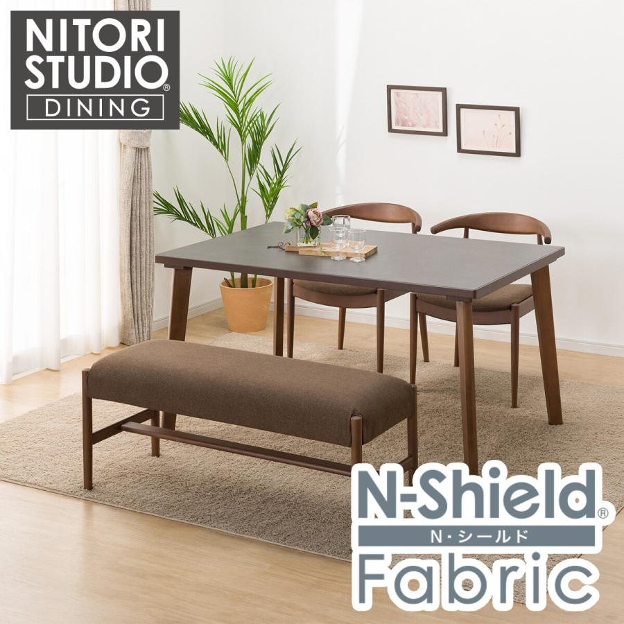 ニトリ ダイニングテーブル4点セット(NコレクションT-12 135 MBR ニトリ ダイニングテーブル4点セット(NコレクションT-12 135 MBR