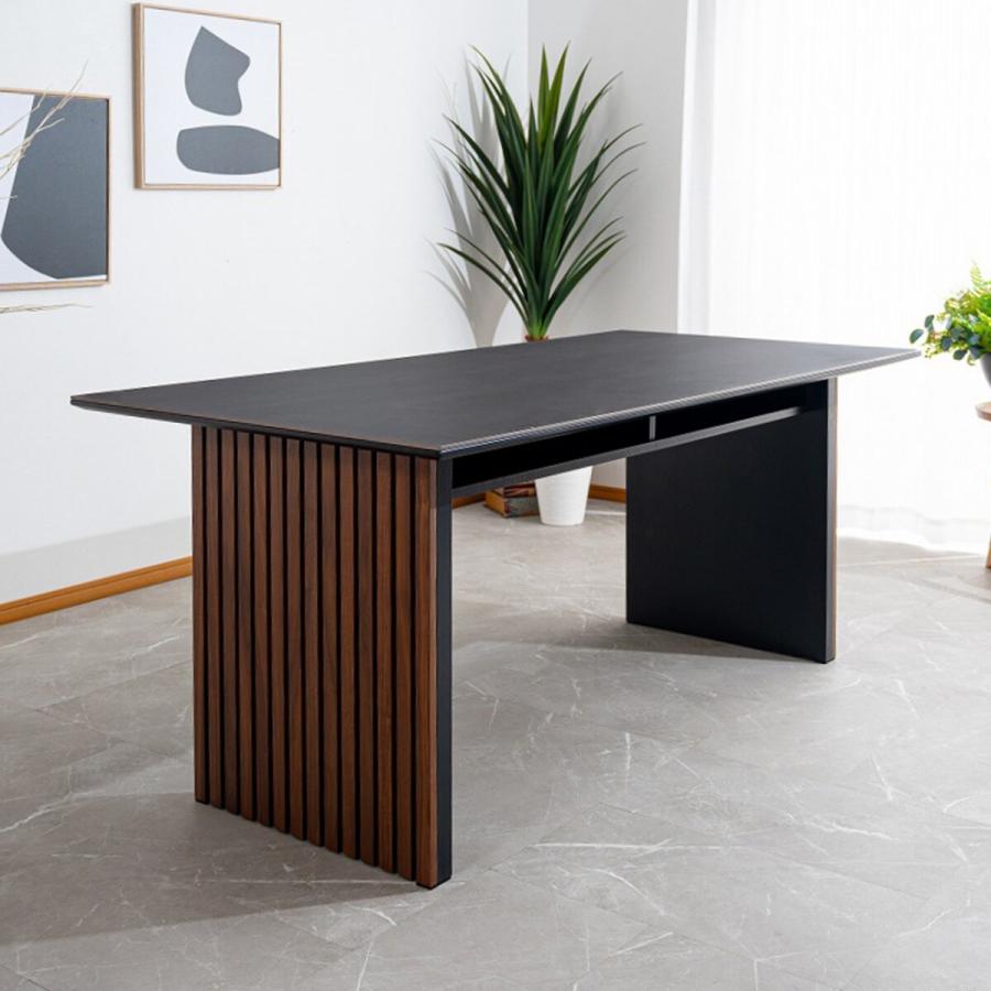 ニトリ　セラミックダイニングテーブル（W85）とファブリックの椅子2脚 ニトリ 幅85 セラミックダイニングテーブル(セーラル85 CHN BE