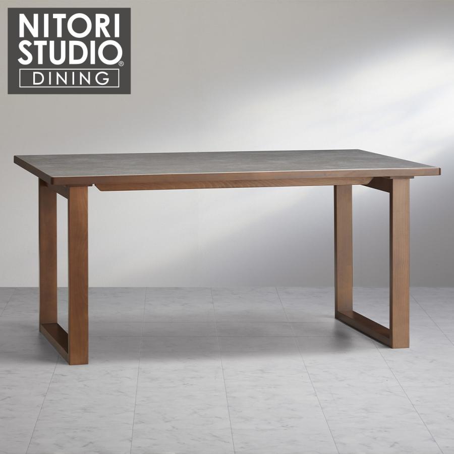 ニトリ セラミックトップテーブル(Nコレクション T-11U 150A MBR