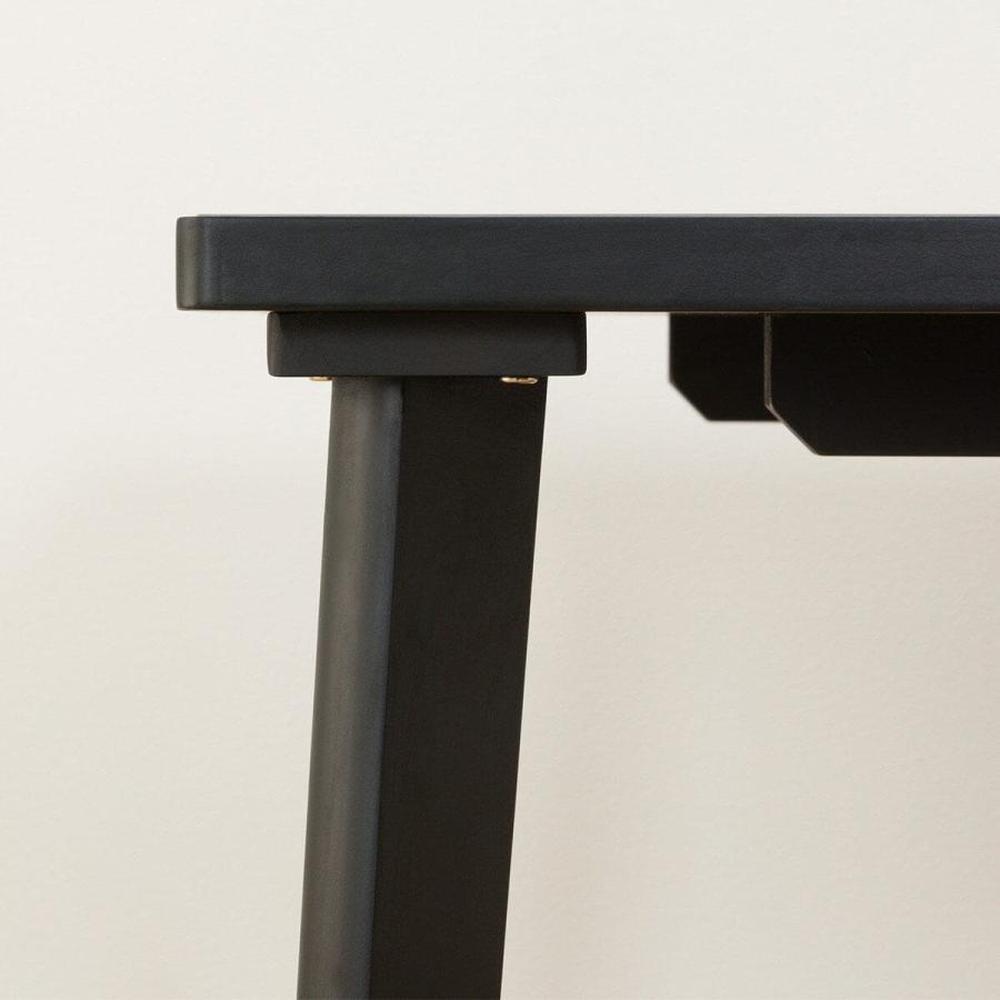 セラミックトップテーブル(NコレクションT-12 135A BK/GY) ニトリの画像