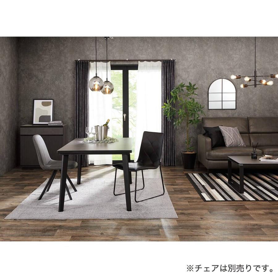 セラミックトップテーブル(NコレクションT-12 135A BK/GY) ニトリの画像