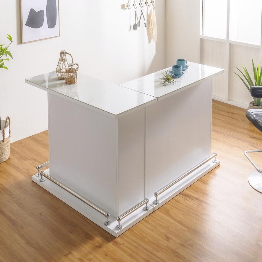 みっちゃんニトリ バーカウンター テーブル 120cm ホワイト バーカウンター(エトナ 120BC WH) | ニトリネット【公式】 家具
