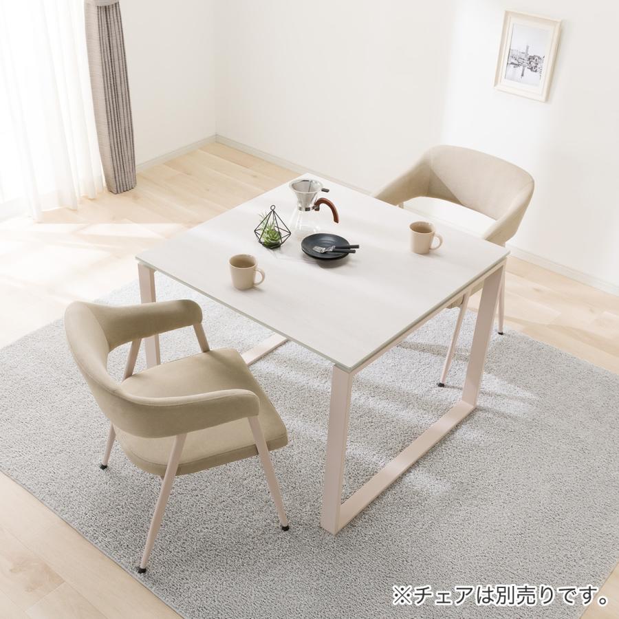 ニトリ（NITORI） セラミックダイニングテーブル(セーラル90/90