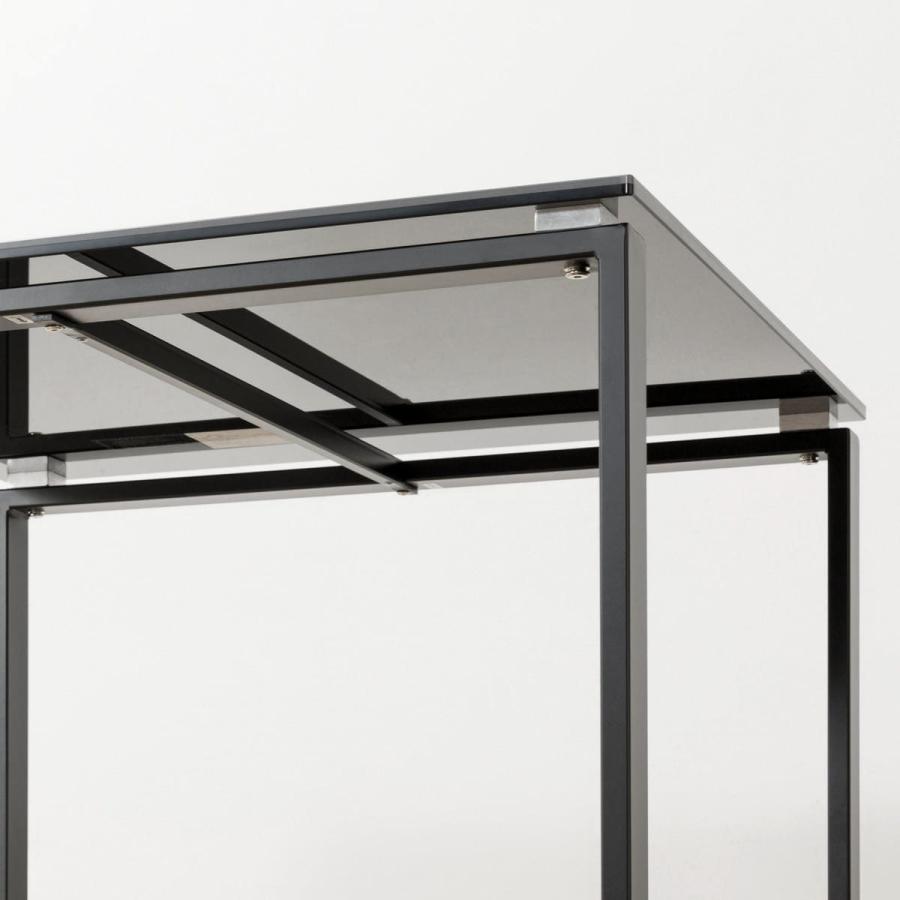 ニトリ（NITORI） セラミックダイニングテーブル(セーラル90/90 GY/BK