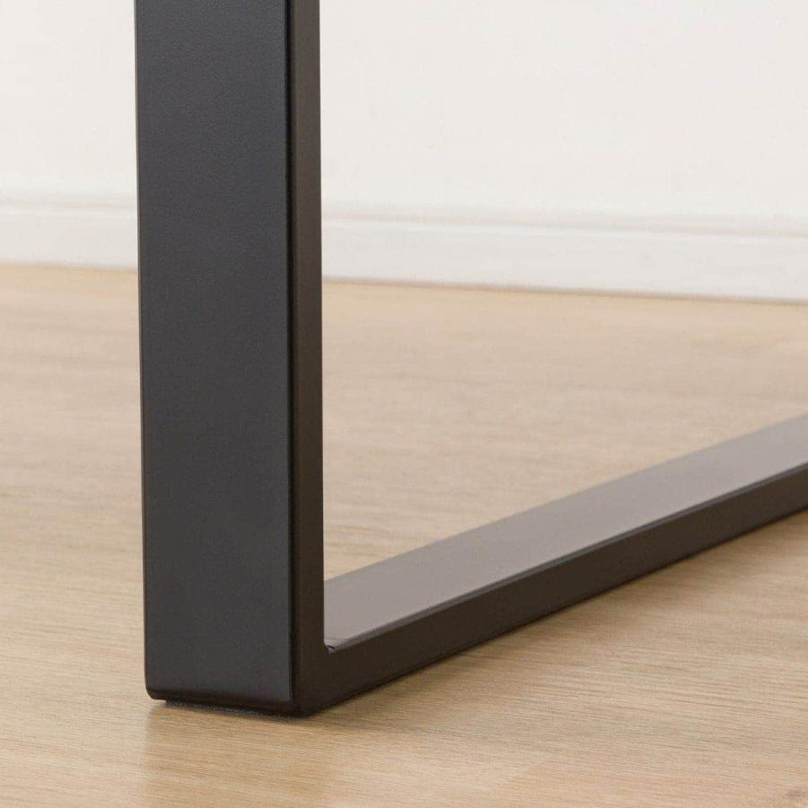 ニトリ（NITORI） セラミックダイニングテーブル(セーラル135/90 WH/BK