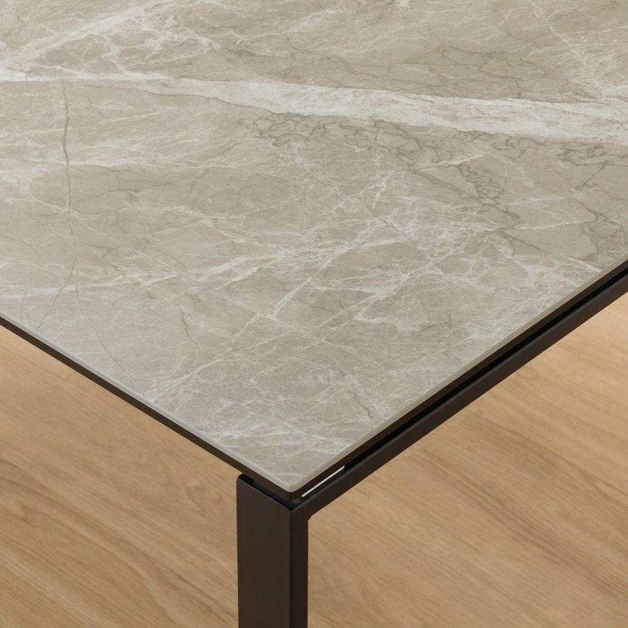 ニトリ（NITORI） セラミックダイニングテーブル(セーラル135/90 BE/BK