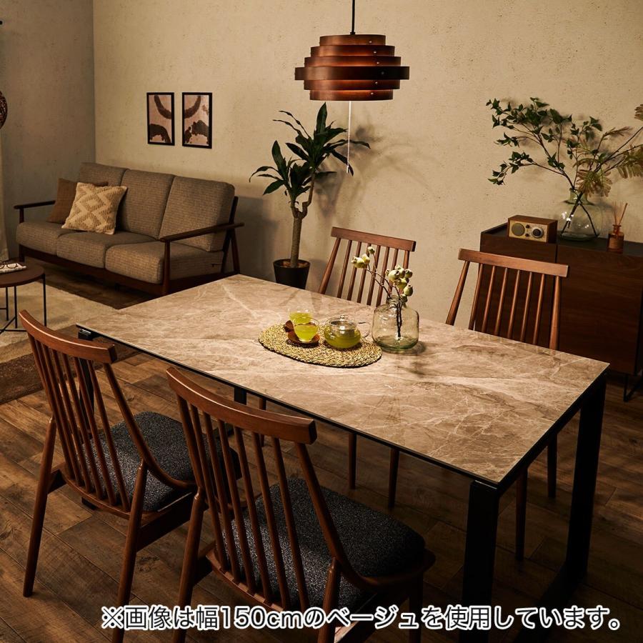 【ニトリ・美品】セラミックダイニングテーブル（135cm）★直接引取限定 東京都 セラミックダイニングテーブル(セーラル135 GY CR03) | ニトリ