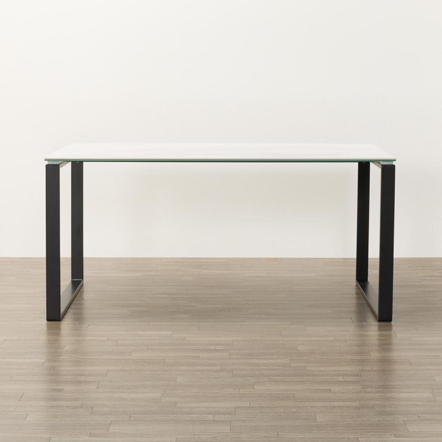 ニトリ（NITORI） セラミックダイニングテーブル(セーラル150/90 WH/BK