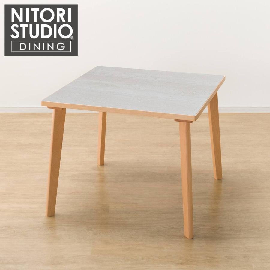 ☆ニトリ　セラミックトップダイニングテーブル　T-12★ ニトリ（NITORI） セラミックトップテーブル(NコレクションT-12 90A NA