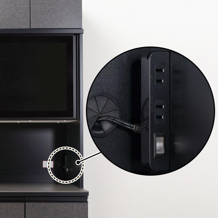 ニトリ（NITORI） 幅141cm キッチンボード（上置き付き リガーレ140KB