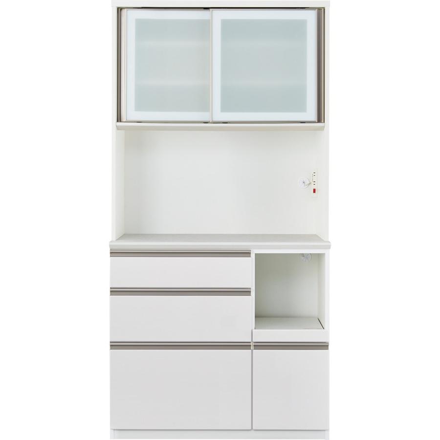 ニトリ キッチンボード アルミナ 幅100cm 食器棚 キッチン d3250 キッチンボード (アルミナ2 100KB WH) | ニトリネット【公式