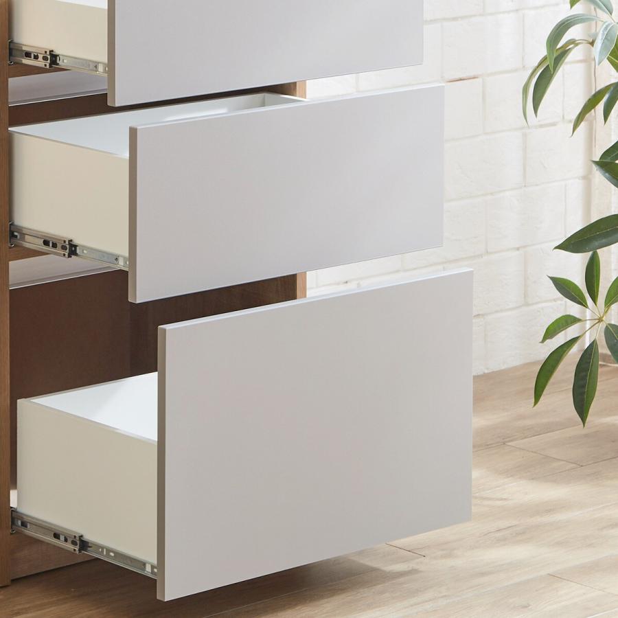 キッチン収納カウンター (幅120cm 引き出し+ダスト GY) キッチンカウンター レンジ台 キャビネット ニトリ 限定価格：1/5迄 | ニトリ | 02