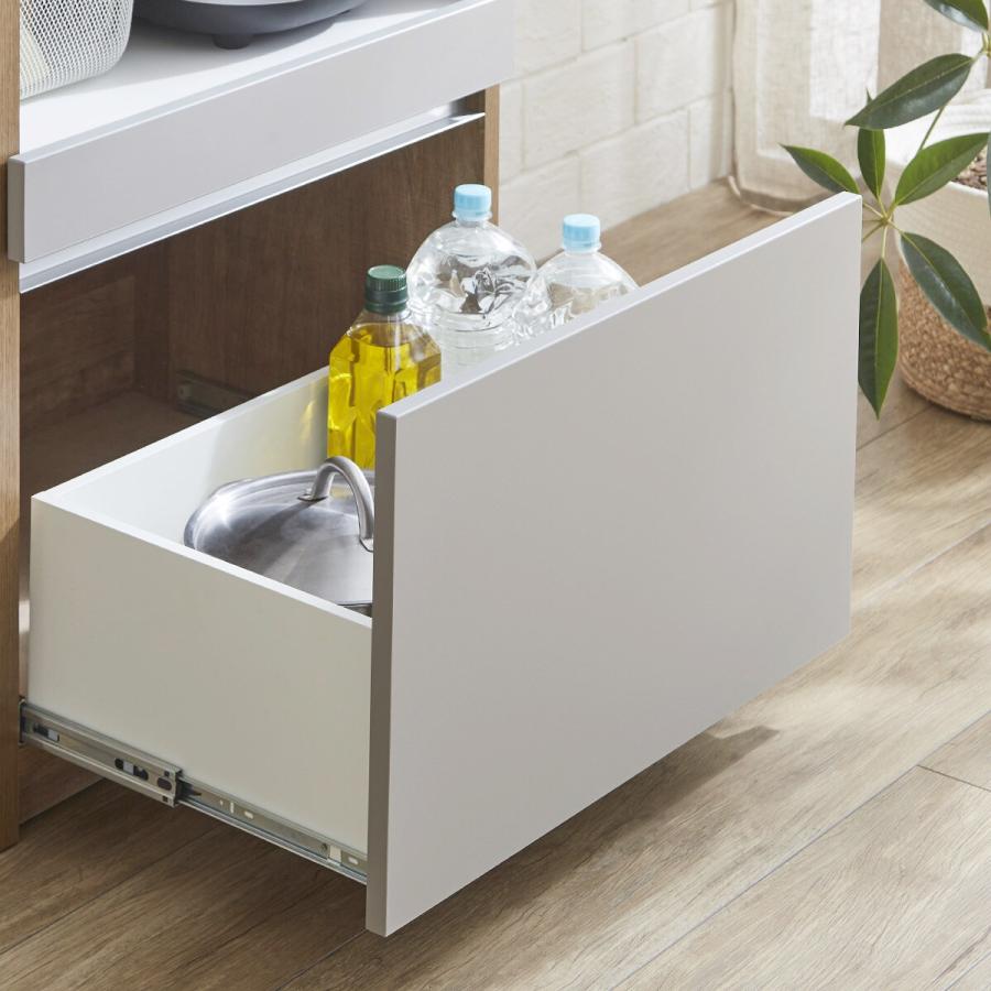 ニトリ（NITORI） キッチン収納カウンター (幅180cm オープン+開き扉+