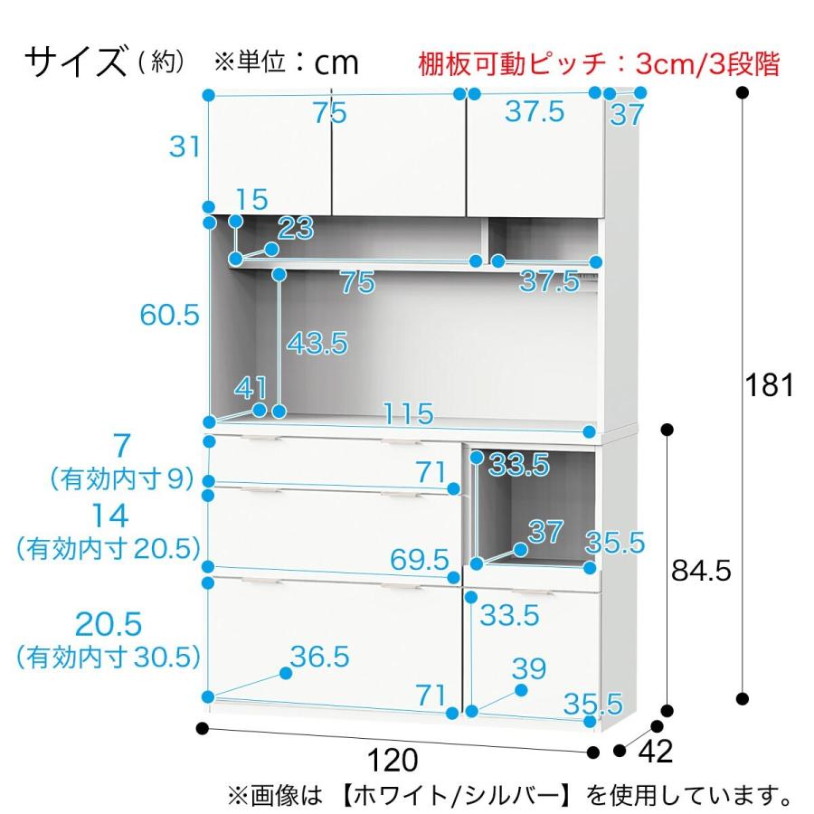 ニトリ（NITORI） キッチンボード(エトナN 120KB GW) : ニトリ Yahoo