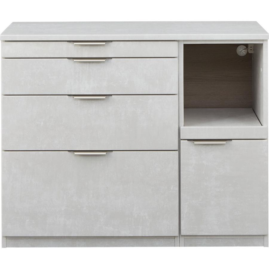 ニトリ（NITORI） キッチンカウンター(KM504 120CR LGY) : ニトリ