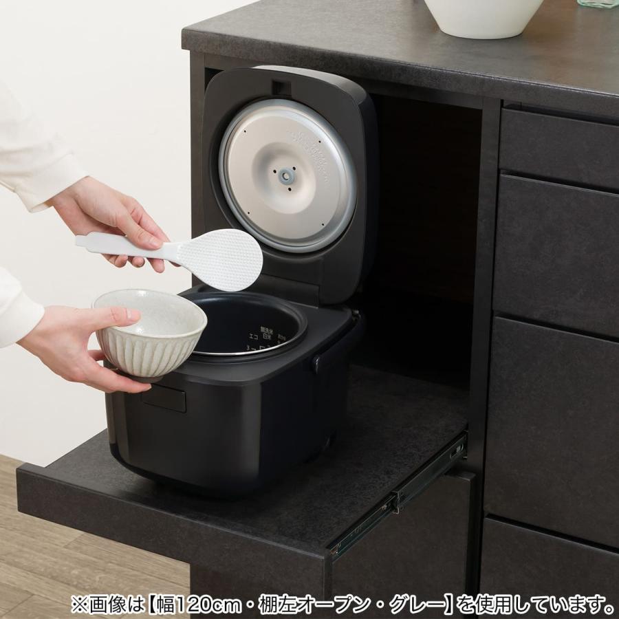 ニトリ（NITORI） キッチンカウンター(KM504 120CR LGY) : ニトリ