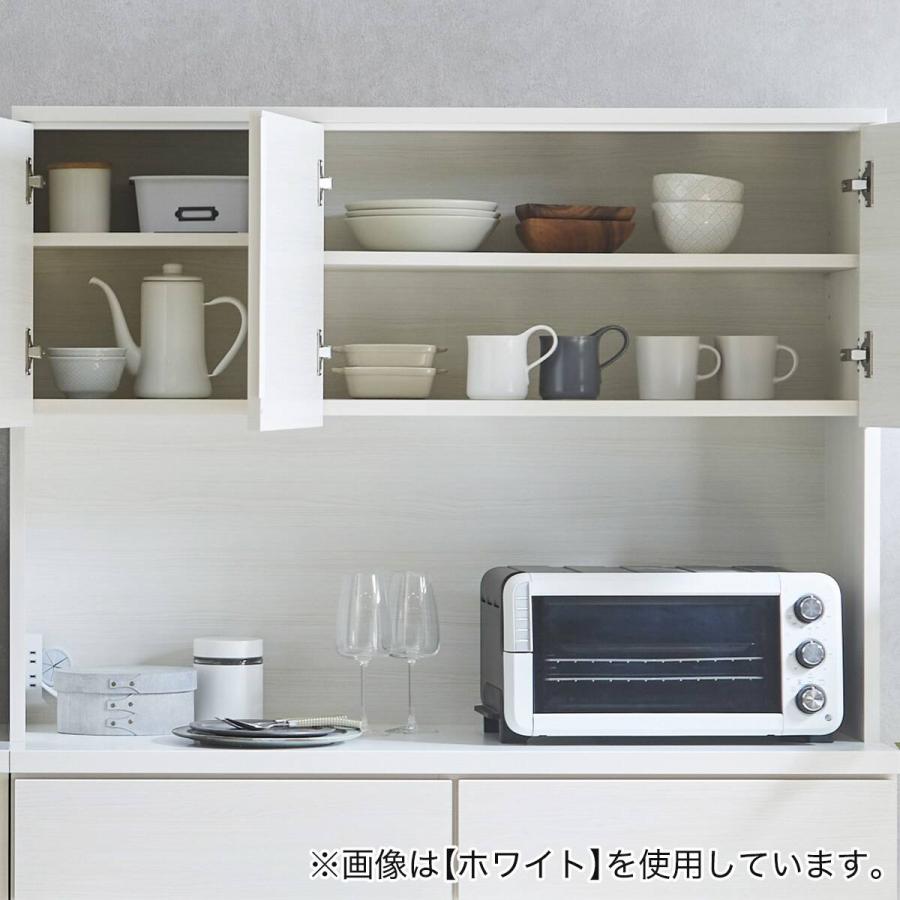 シンプルキッチンボード 120 (上オープン 下引き出し+引き出し BR) ニトリ_3