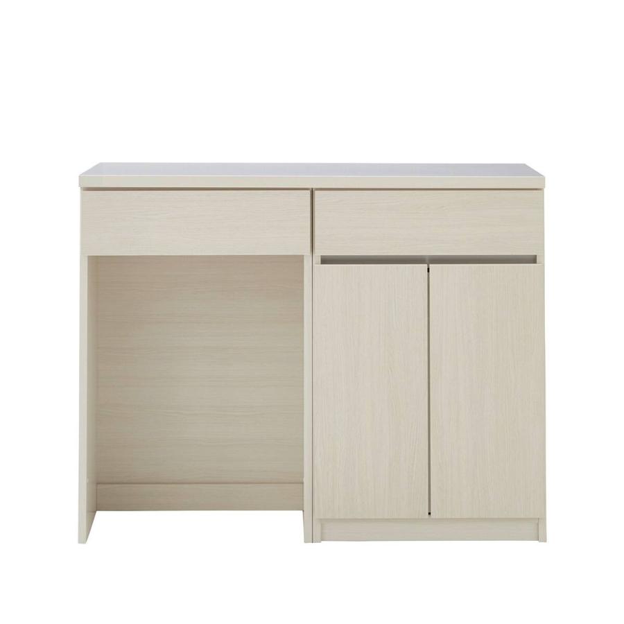 ニトリ　キッチンカウンター(120cm幅) ニトリ（NITORI） シンプルキッチンカウンター 120 (ダスト対応+扉 WH
