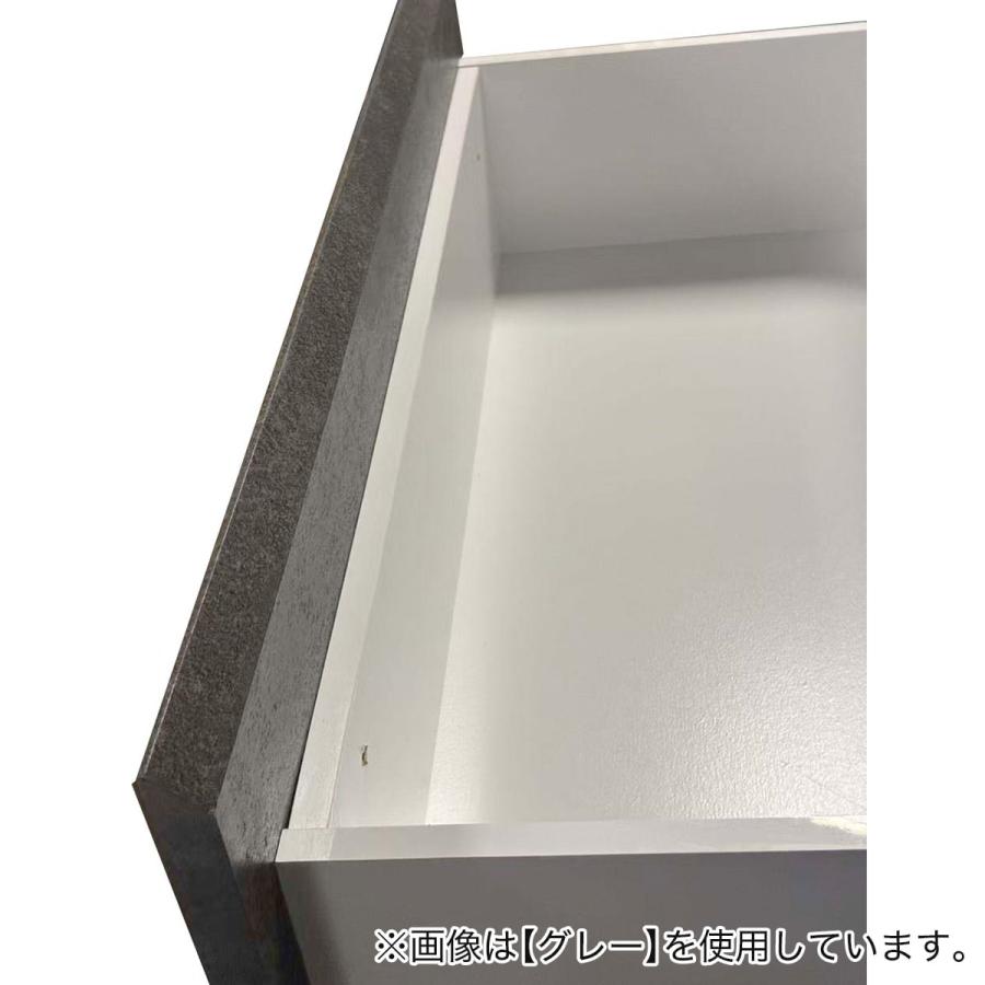 ニトリ（NITORI） キッチンボード (鏡面仕様 引出しタイプ 幅120cm