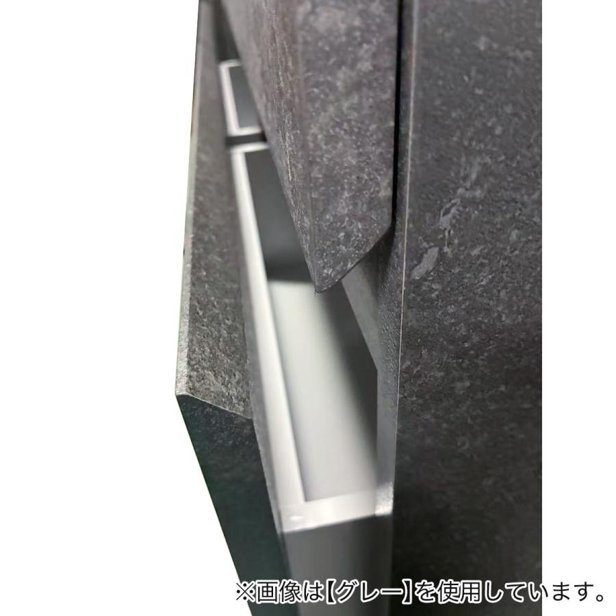 キッチンボード (鏡面仕様 引出しタイプ 幅140cm ホワイト) ニトリ_6