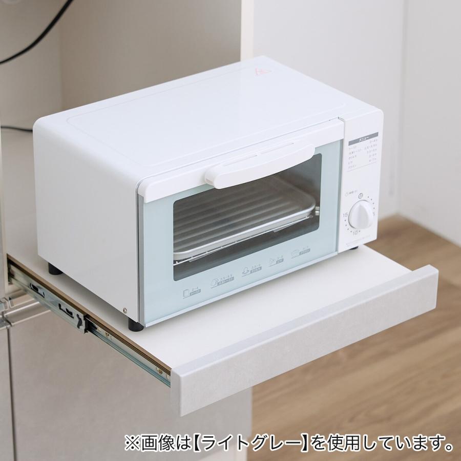 ニトリ（NITORI） 石目柄キッチンボード (幅90cm ダークグレー