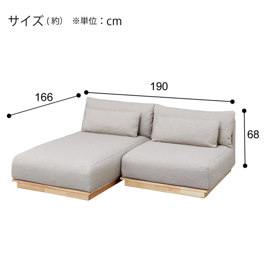 ニトリ 布張りカウチローソファセット(SP01 MO) : ニトリ Yahoo