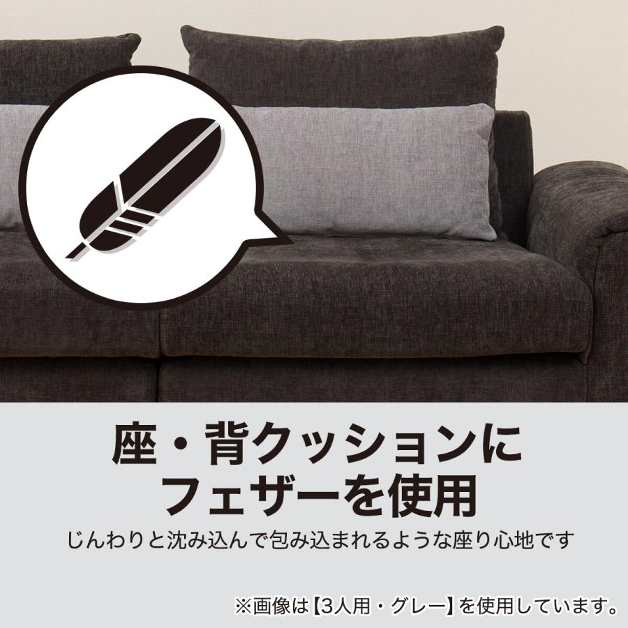 ニトリ 3人掛け布張りセパレートソファ(LB04 LGY) : ニトリ ニトリ 3人掛け布張りセパレートソファ(LB04 LGY) : ニトリ
