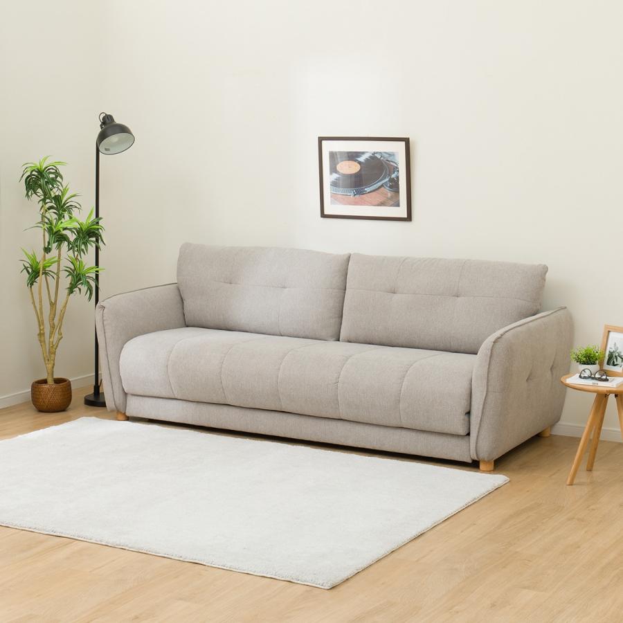 都内23区送料無料✨ニトリ✨ソファベッド 背もたれが別々に動くソファベッド(XL02 GY) | ニトリネット