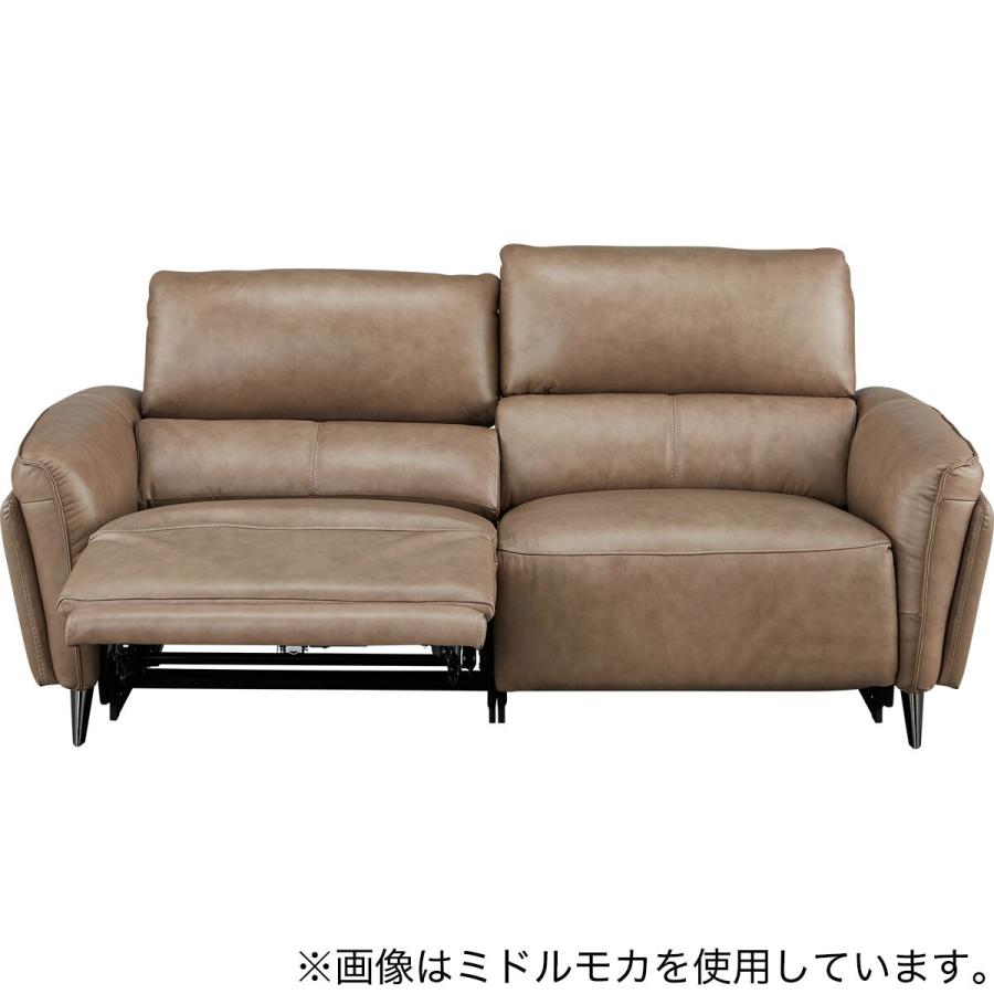 ニトリ（NITORI） 3人掛け両電動リクライニングソファ 本革(一部合成