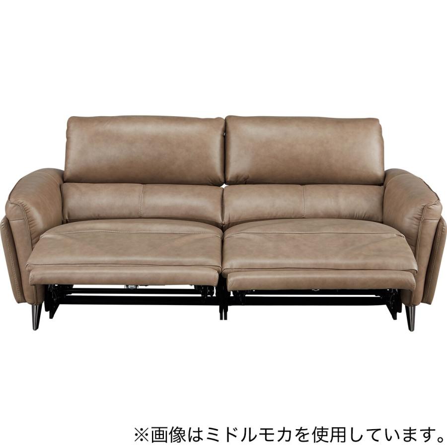 ニトリ（NITORI） 3人掛け両電動リクライニングソファ 本革(一部合成