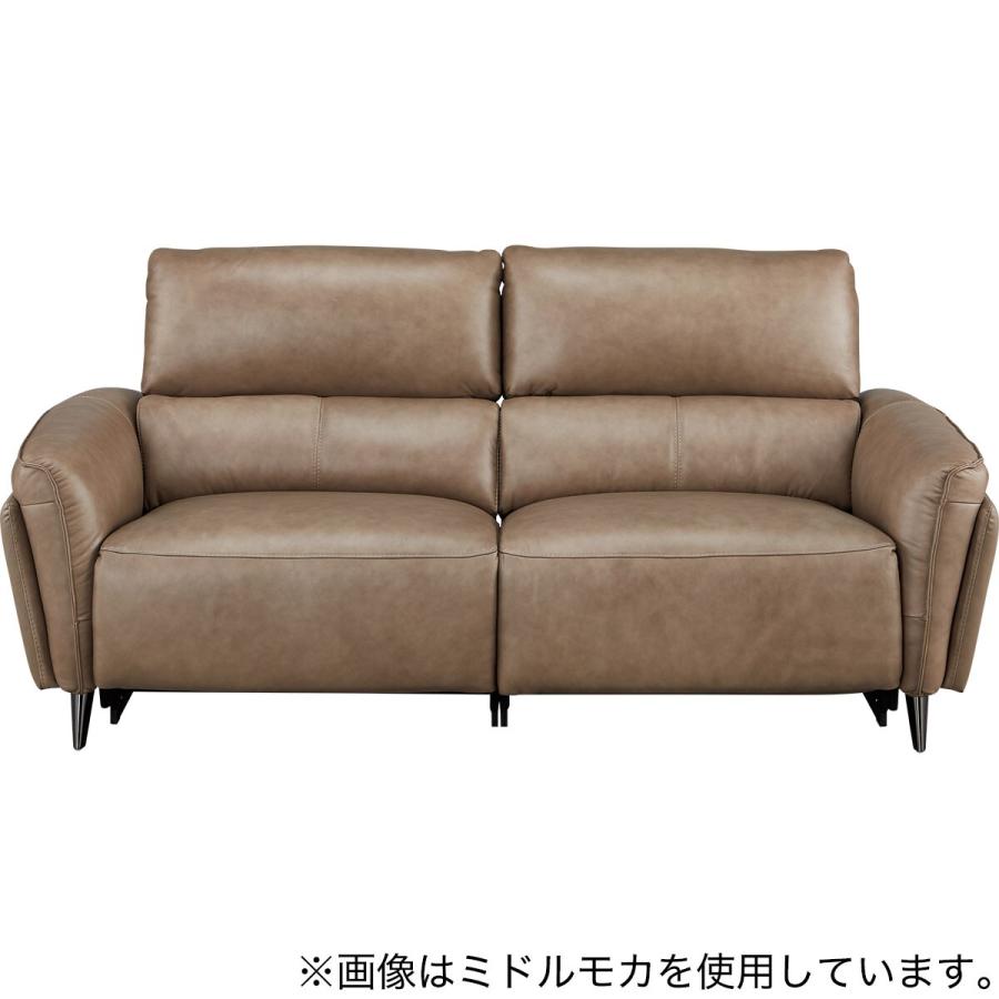 ニトリ（NITORI） 3人掛け両電動リクライニングソファ 本革(一部合成