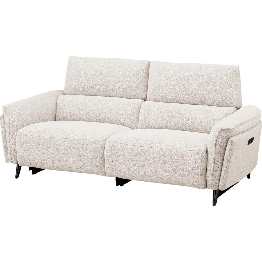 ニトリ 3人掛け布張り 両電動リクライニングソファ(LS02 TER WH