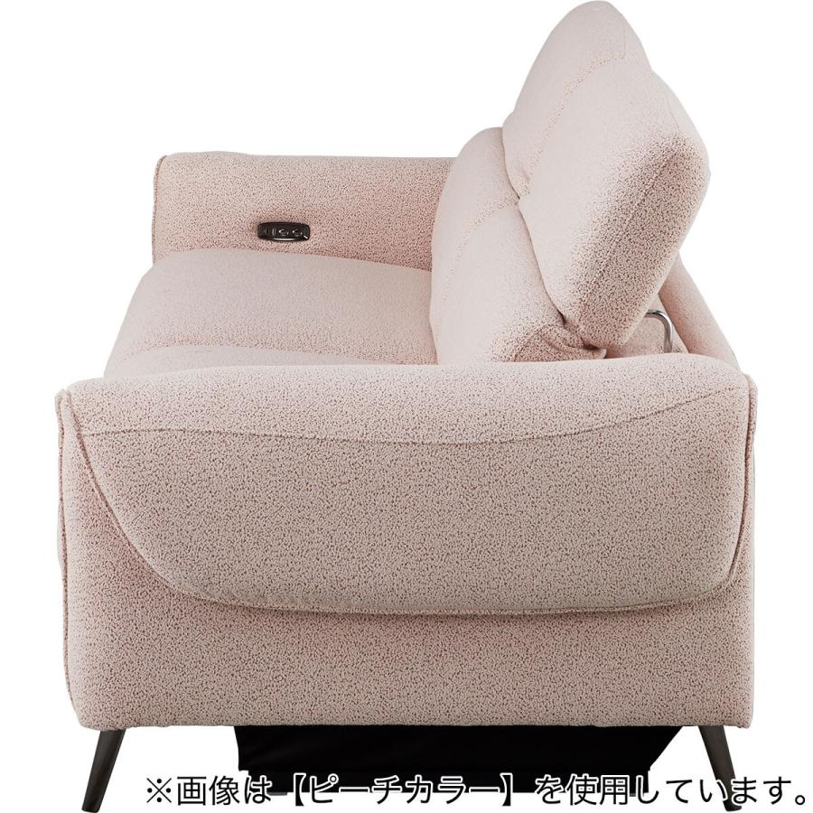 ニトリ 3人掛け布張り 両電動リクライニングソファ(LS04 TER GY