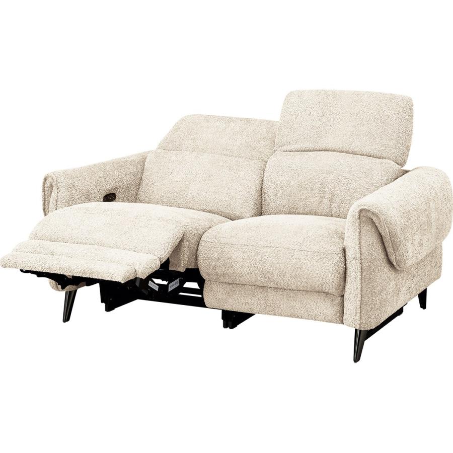 ニトリ（NITORI） 2人掛け布張り 右電動リクライニングソファ(LS04 SUG