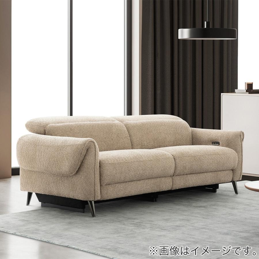 ごりしょー　ニトリ電動リクライニング ソファ　3人用布張りベージュ ニトリ（NITORI） 3人掛け両電動リクライニングソファ 布張りタイプ