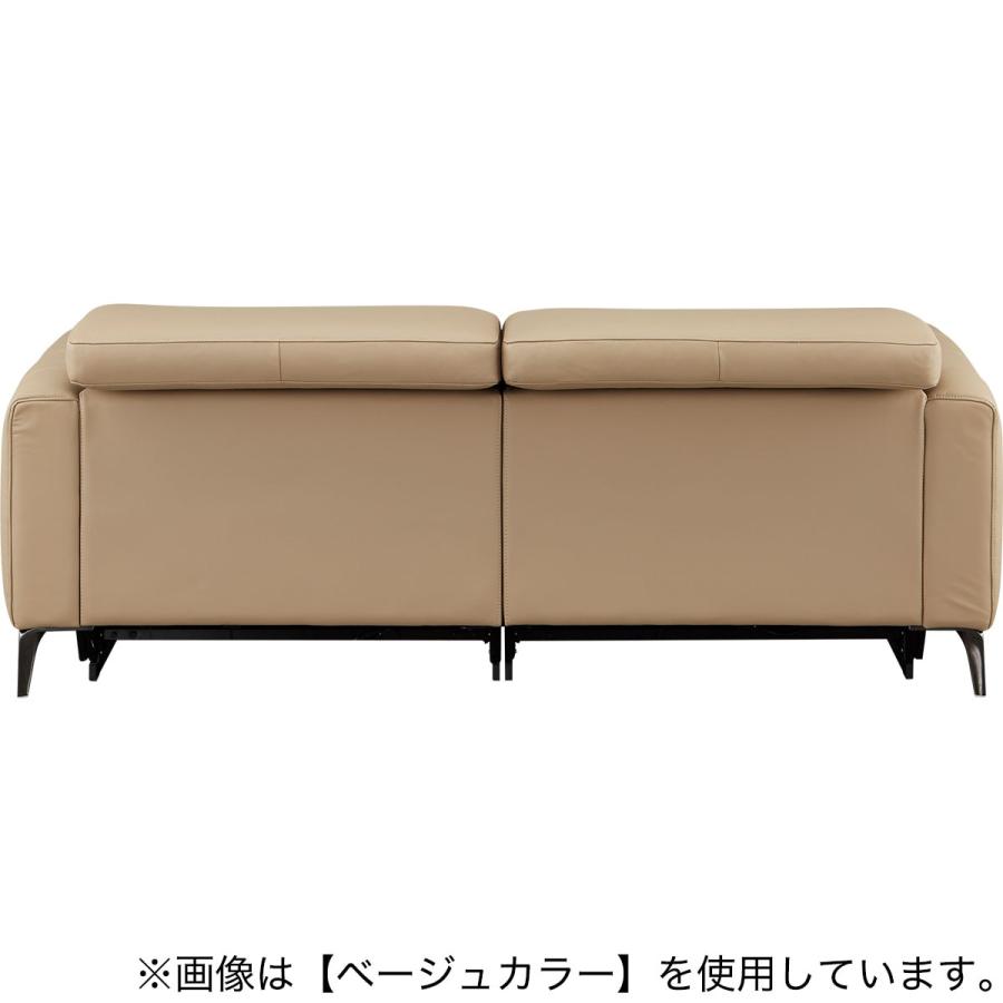 ニトリ（NITORI） 3人掛け両電動リクライニングソファ 本革(一部合成