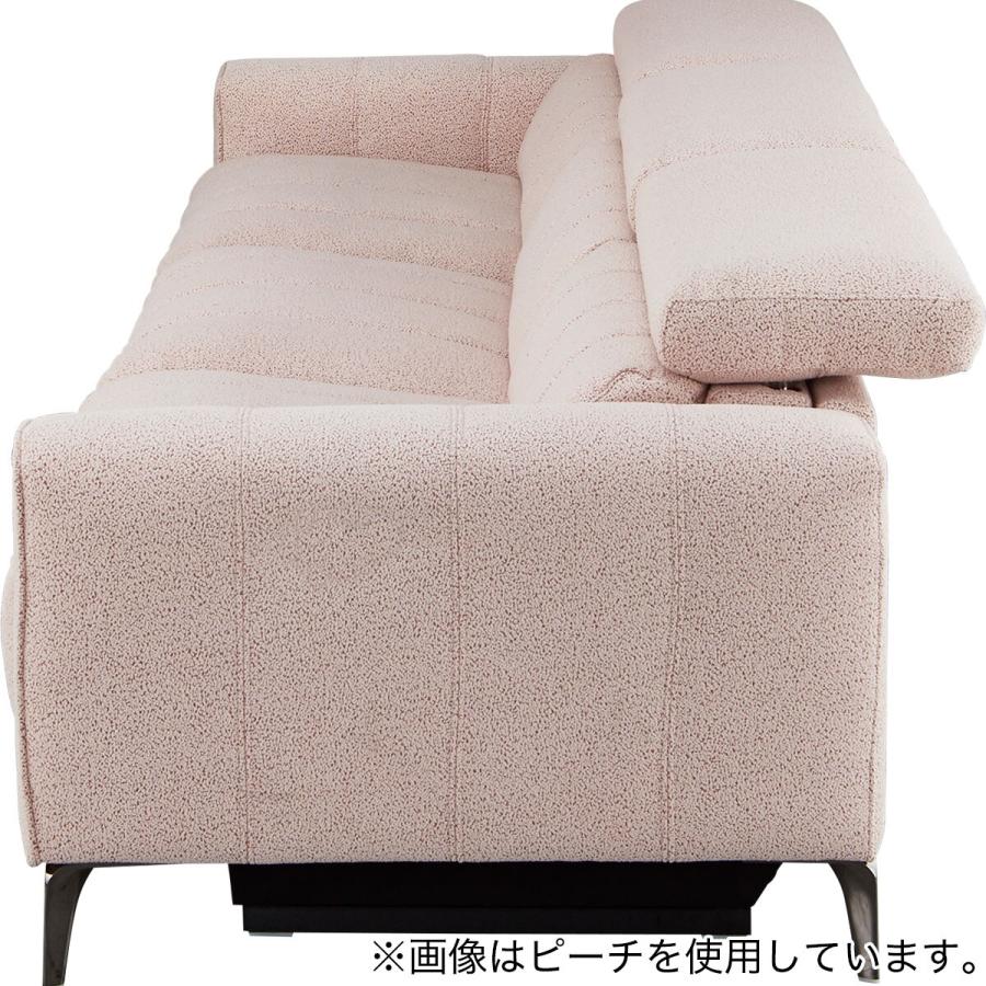 3人掛けワイドソファ 布張りタイプ (LS05 3シート TER GY) ニトリ