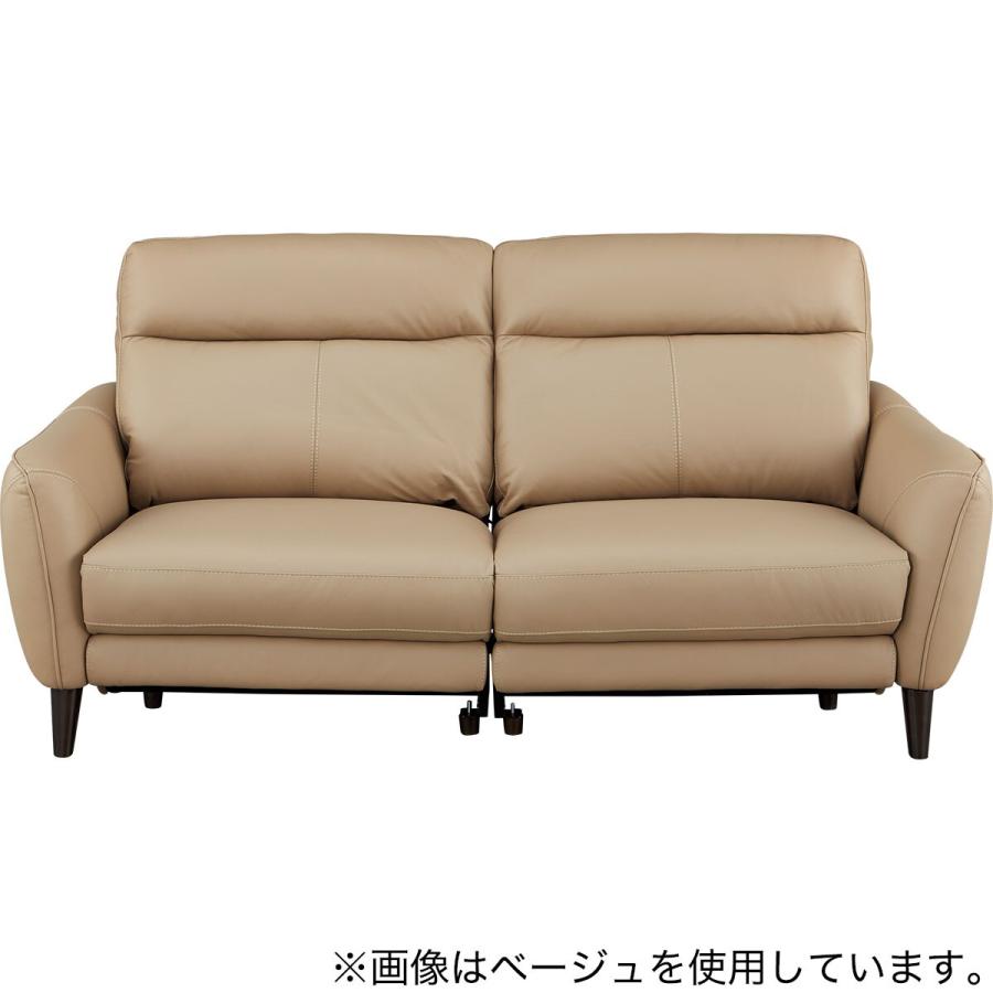 3人掛けソファ 本革(一部合成皮革)タイプ (LS06 NW LMO) ニトリ