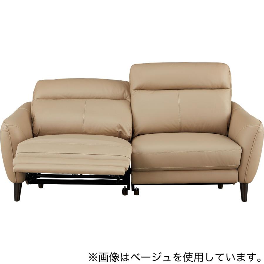 3人掛け右電動リクライニングソファ(LS06 革 NW LMO) ニトリ