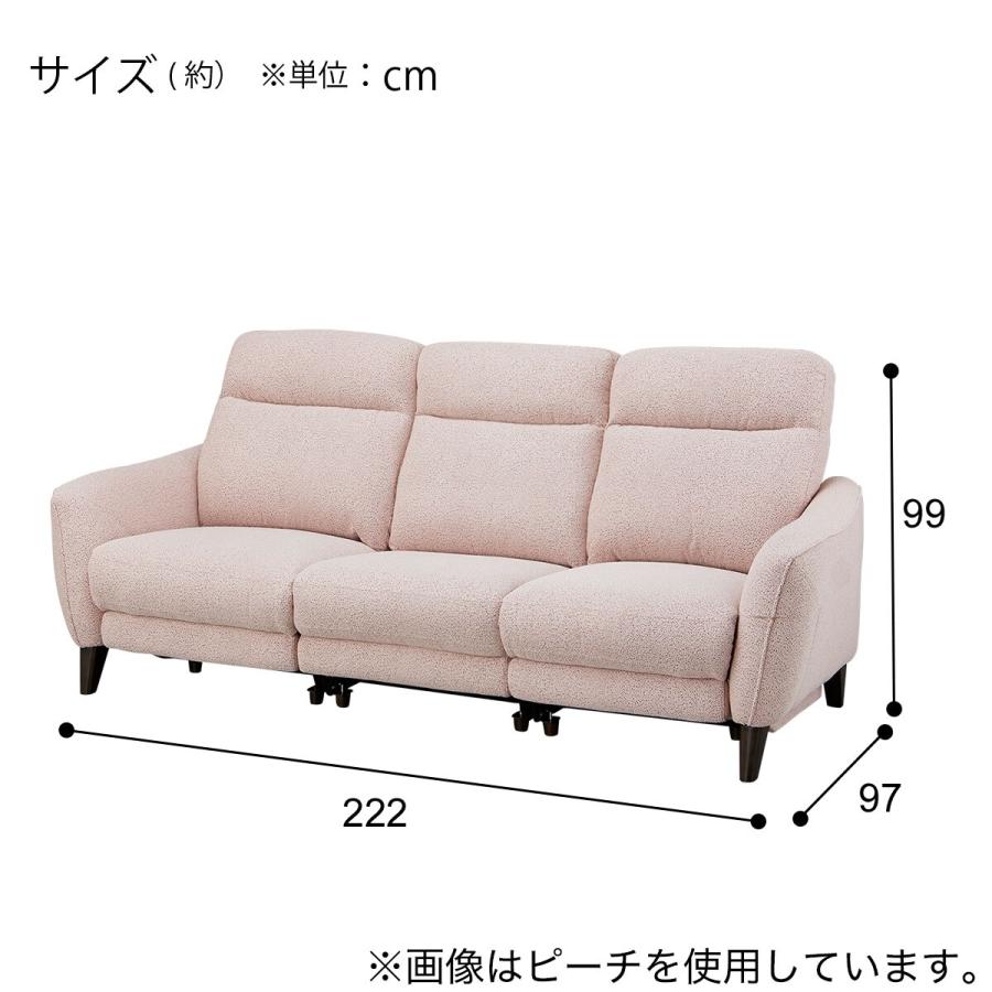 3人掛け布張りソファ(LS06 3シート TER GY) ニトリ : ニトリ