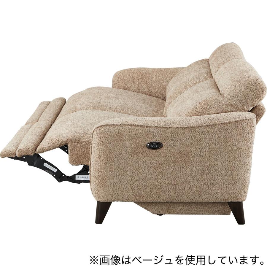 3人掛け両電動リクライニングソファ 布張りタイプ (LS06 SUG OR