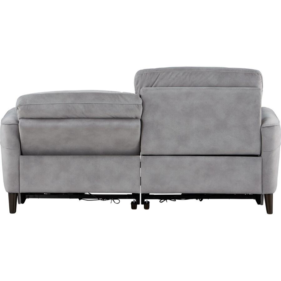 ニトリ 3人掛けソファ 3人掛け布張り左電動リクライニングソファ(LS06 PEY GY) ニトリ