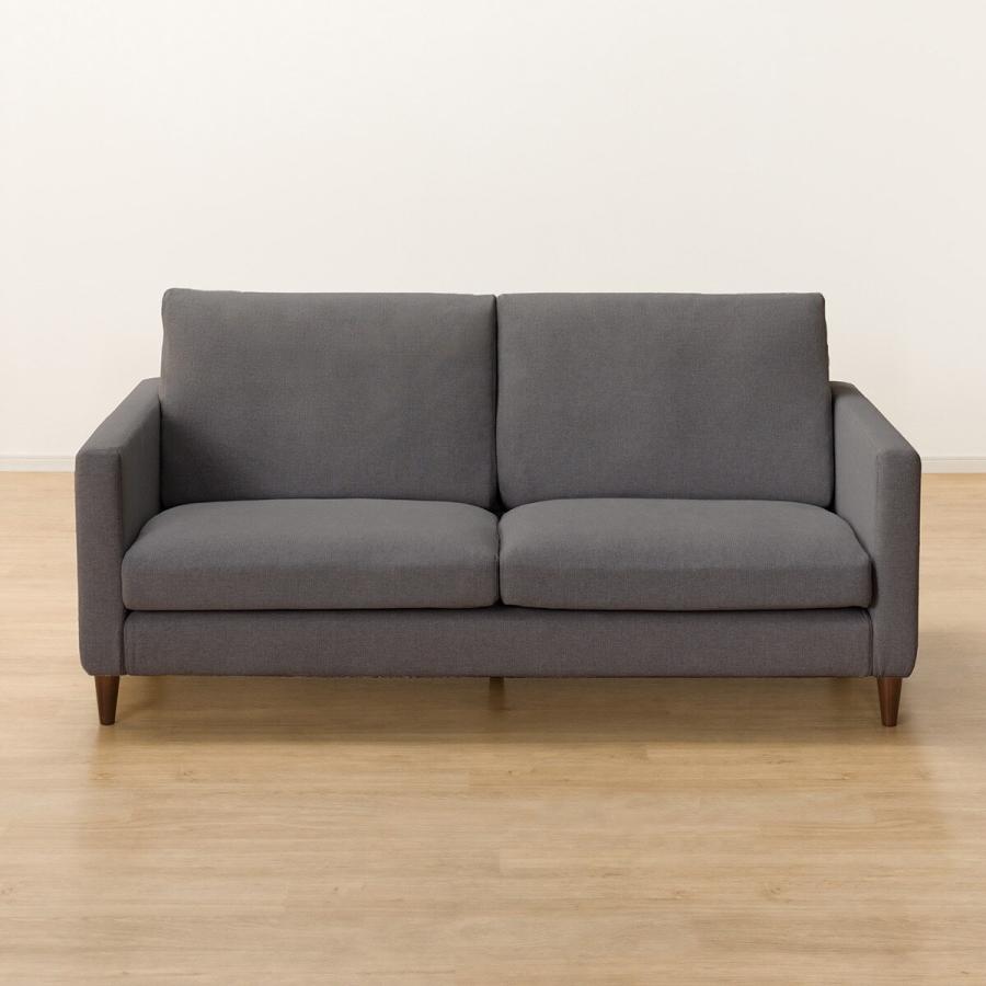 ニトリ ソファー ソファ 布張り3人掛けソファ 木脚タイプ