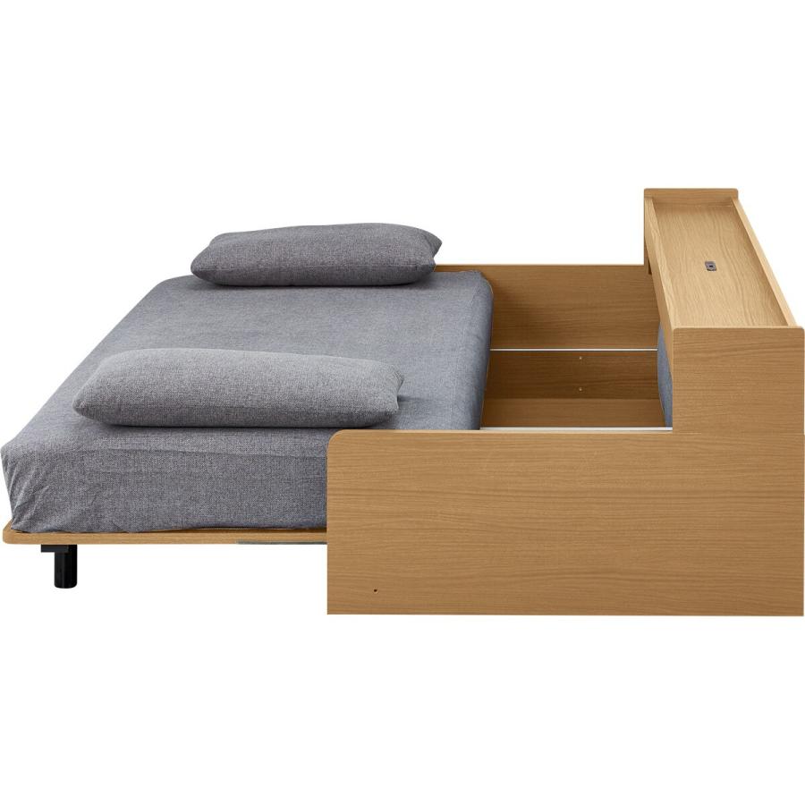 ニトリ 3Way ベッドソファ(B2 MGY/LBR) : ニトリ Yahoo!店 ニトリ 3Way ベッドソファ(B2 MGY/LBR) : ニトリ Yahoo!店