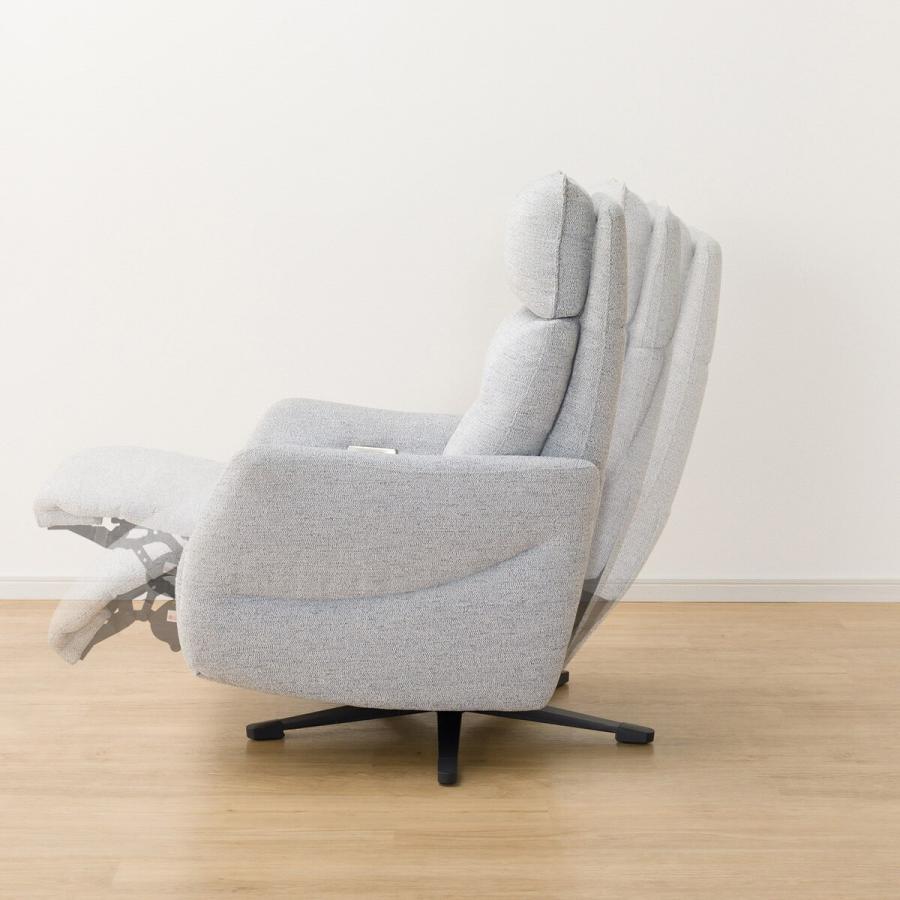 ソファー ソファ 電動布張りリクライニングパーソナルチェア(2モーター