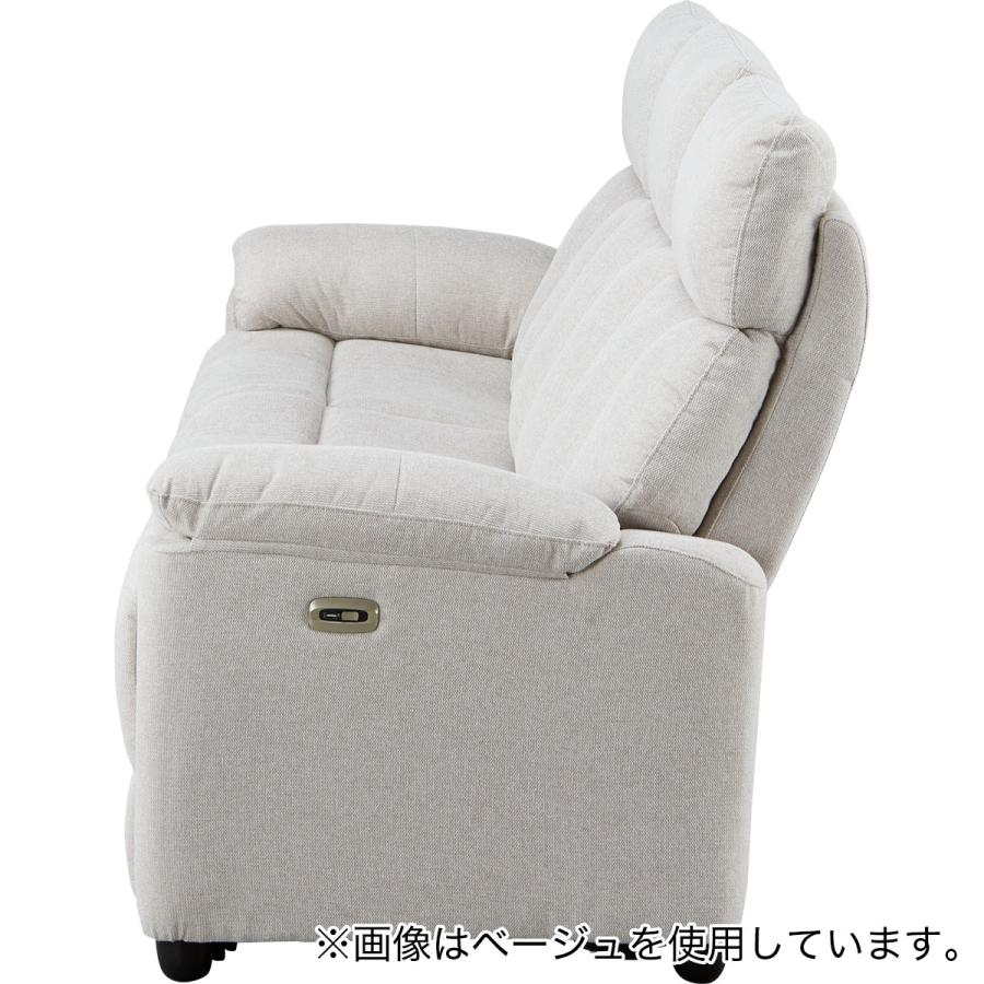 ニトリ 布張り3人掛けテーブル付き電動リクライニングソファ ニトリ 布張り3人掛けテーブル付き電動リクライニングソファ